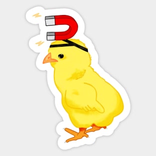 Chick Magnet Sticker